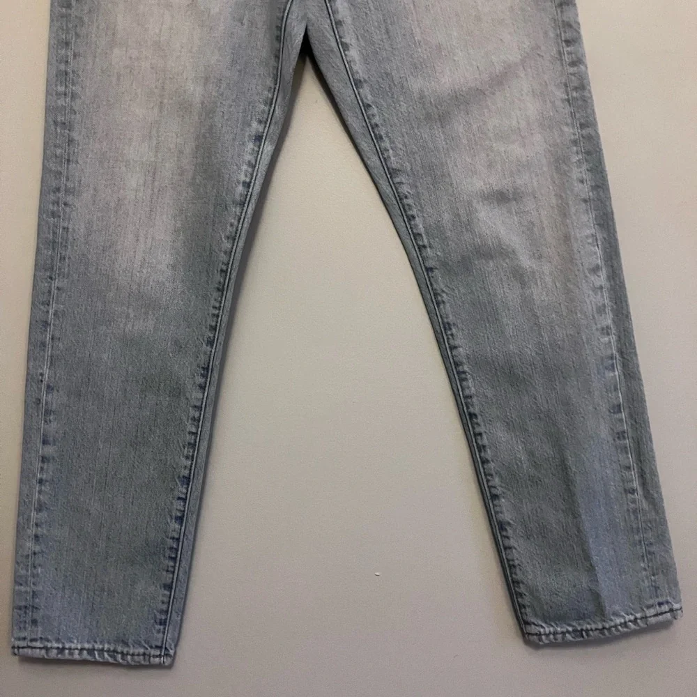 MADEWELL The Perfect Summer Jean Light Wash Straight Leg Denim Size 24 - Picture 4 of 12